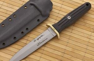 BOKER 德国博克 Applegate-Fairbairn Knife双刃带签名版靴刀