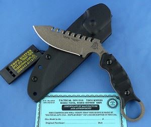 TOPS 美国尖端战术 Knives 1027 高碳鋼平刃直刀