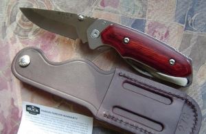 Buck 美国巴克Folding Alpha Hunter Rosewood S30V 0277RWS1-B 火标志BOS折刀