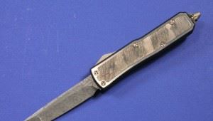 Microtech 美国微技术 Marfione Custom Daytona Tanto Stainless Steel OTF Knife Bronzed (3.25