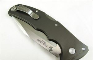 Cold Steel 美国冷钢 58TPCH Code 4 铝合金手柄回形刀头半齿刃缎面折刀