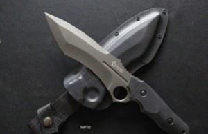 Nemoto 根本朋之 Sakura Blade Design SBT02 D2鋼戰鬥直刀/黑G10柄