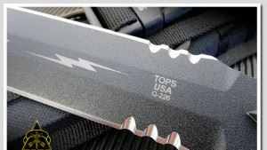TOPS美国托普斯尖端战术TPMAK-7 Black Linen Micarta黑色亚麻卡塔双刃战术直刀