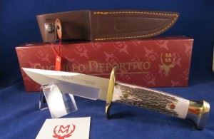 MUELA BWE Series Full Tang Bowie Knives 鹿角柄（