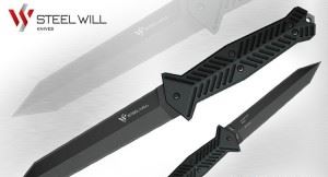 STEELWILL ADEPT戰術系列Series Adept(N690鋼)黑刺双刃