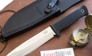 瑞典FALLKNIVEN FK-A1L VG10三层夹钢银色平刃直刀