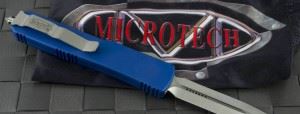 MICROTECH 美国微技术 122-4BL Ultratech系列 蓝色手柄缎面双锋