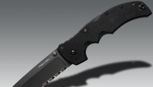 COLD STEEL美国冷钢27TLCTH Recon 1 Tanto Point Half Serrated 卡朋特CTS XHP 粉末钢T头半齿侦察兵折刀