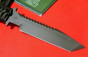 Strider美国挺进者 BT-NN Black on Black Tactical Fixed Blade Knife 