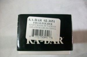 美国Ka-bar3051半齿多功能折刀