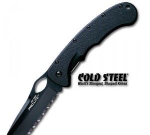 美国冷钢 Cold Steel 57LTSB PRO LITE黑色T头全齿折刀