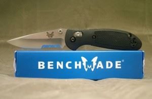 BENCHMADE 美国蝴蝶 556S半齿黑柄折刀