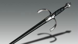 Cold steel美国冷钢 88CHD COMPANION DAGGER TO RIBBED SHELL RAPIER 西洋短剑