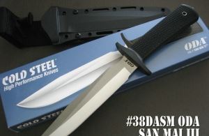 【正品刀具网】美国冷钢 Cold Steel 38DASM VG-1 San Mai III三美钢经典直刀