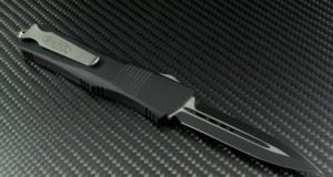 Microtech 微技术 Troodon 138-1 Black DLC Elmax 小龙双刃黑色 直跳