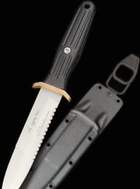 BOKER 德国博克 Applegate-Fairbairn Knife双刃带签名版靴刀