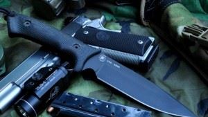 SPARTAN 美国斯巴达 Spartan Difensa Black on Black Tactical Fixed Blade 战术直刀-黑色Kydex刀鞘 