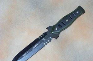 TOPS美国托普斯MAK 7双边重型突击刀战术刀军刀正品野营刀具