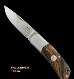 FK 瑞典Fallkniven TK3OAKC 3G钢 优雅绅士折刀