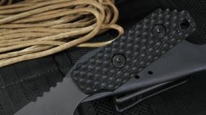 STRIDER 美国挺进者 SA GG Black on Black Tactical Fixed BladeG-10黑柄小直