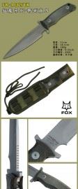 FOX 意大利狐狸FX-1665TK 战术直刀