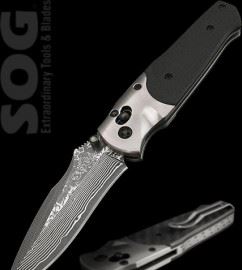 美国哨格SOG-A03 大马士革珍藏版折刀