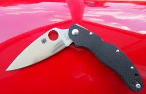 SPYDERCO 美国蜘蛛 C144CFPE ZDP-189 粉末钢心+420JS不锈钢夹层背锁折刀