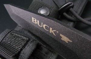 美国巴克Buck恐惧头骨纹迷彩手柄死神系列大号固定直刀
