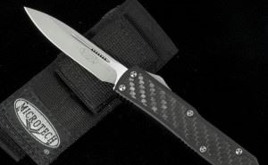 【世界名刀】美国微技术 MICROTECH  124-4 Daytona 单刃碳纤维手柄直跳