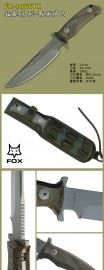 FOX 意大利狐狸 FX-1666TK战术直刀