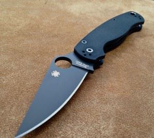 SPYDERCO 美国蜘蛛 C81GPBK2 美国军用伞兵刀2代黑色