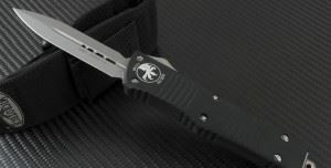 美国微技术MICROTECH 142-7 Combat Troodon 恐龙系列双刃直跳