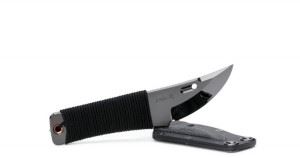 日本花田洋 CHOU-HPC-BLACK 长 YXR-7钢HPC镀膜 黑色绳柄 平磨小颈刀